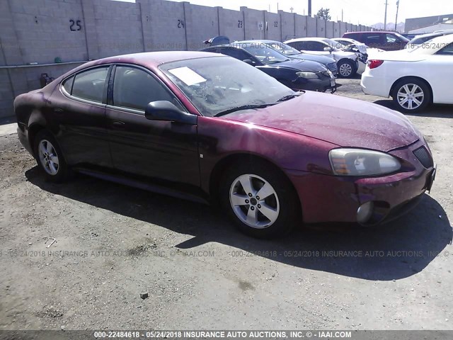 2G2WP552561196029 - 2006 PONTIAC GRAND PRIX RED photo 1