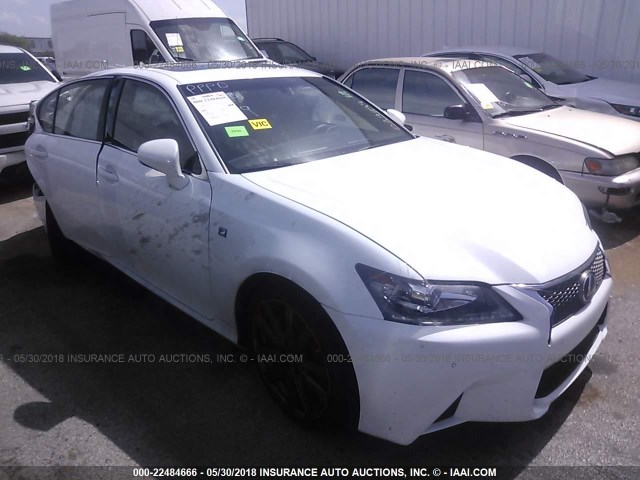 JTHBE1BL6E5039899 - 2014 LEXUS GS 350 WHITE photo 1