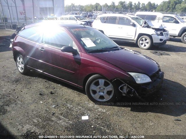 1FAHP31N47W268881 - 2007 FORD FOCUS ZX3/S/SE/SES RED photo 1