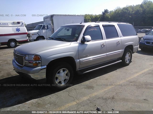 3GKFK16Z65G109845 - 2005 GMC YUKON XL K1500 BEIGE photo 2