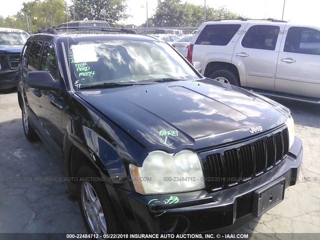 1J4GS48K35C726697 - 2005 JEEP GRAND CHEROKEE LAREDO/COLUMBIA/FREEDOM 黑色 照片 1