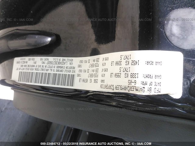 1J4GS48K35C726697 - 2005 JEEP GRAND CHEROKEE LAREDO/COLUMBIA/FREEDOM 黑色 照片 9