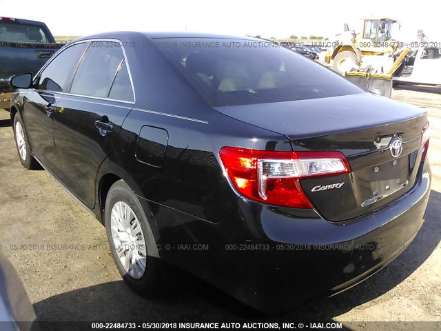 4T1BF1FK0CU083718 - 2012 TOYOTA CAMRY SE/LE/XLE 黑色 照片 3