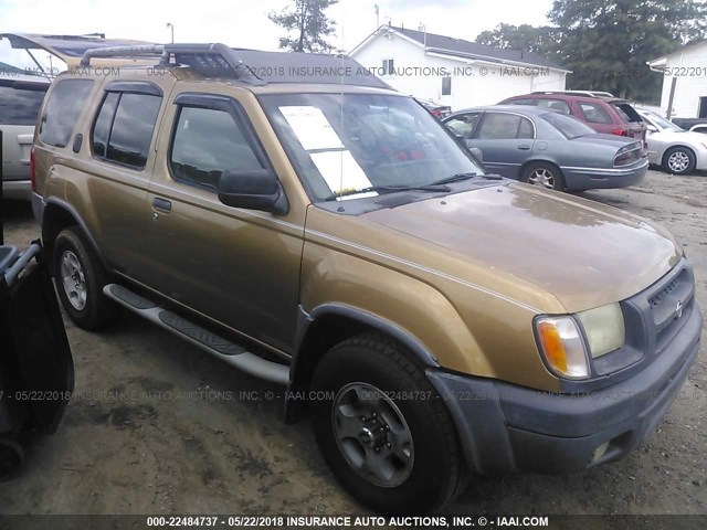 5N1ED28Y1YC583989 - 2000 NISSAN XTERRA XE/SE GOLD photo 1