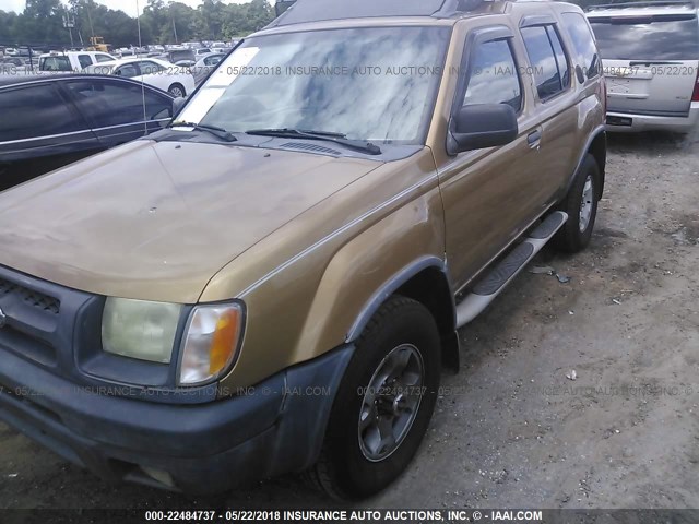 5N1ED28Y1YC583989 - 2000 NISSAN XTERRA XE/SE GOLD photo 6