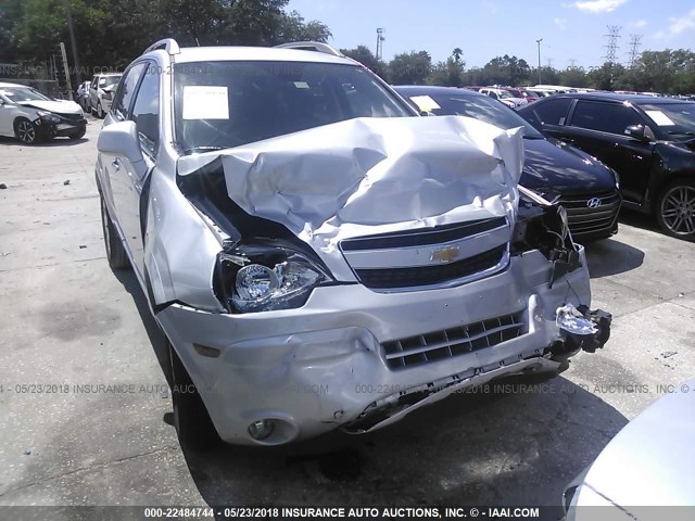 3GNAL3E55CS636595 - 2012 CHEVROLET CAPTIVA SPORT/LT SILVER photo 6