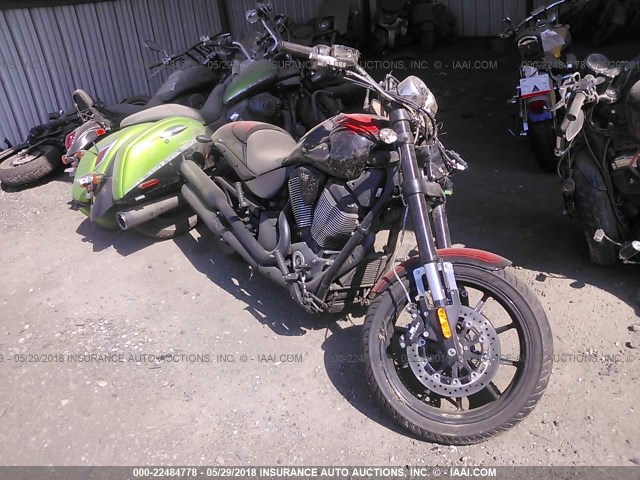 5VPHS36N8G3046588 - 2016 VICTORY MOTORCYCLES HAMMER S Червоний фото 1