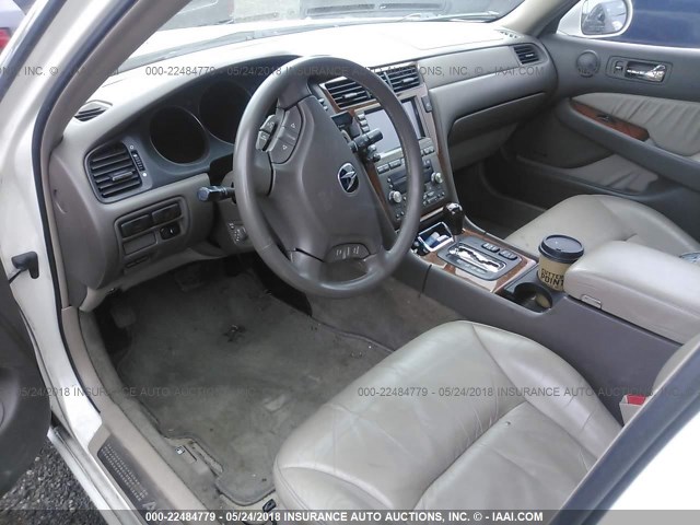 JH4KA96614C000274 - 2004 ACURA 3.5RL WHITE photo 5