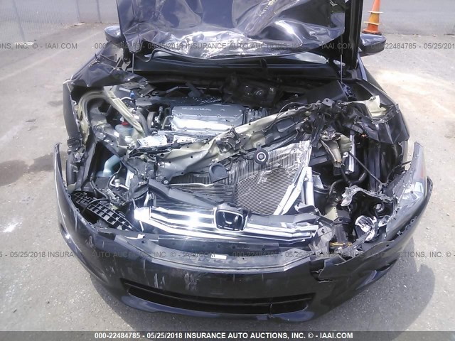 1HGCP368X8A086156 - 2008 HONDA ACCORD EXL BLACK photo 6