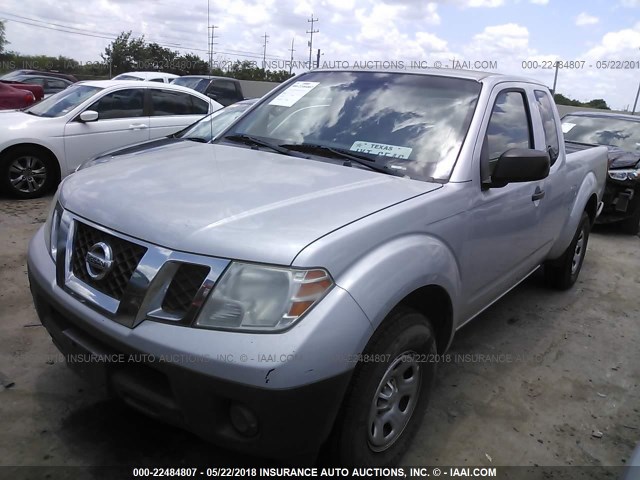 1N6BD0CT4CC405569 - 2012 NISSAN FRONTIER S/SV SILVER photo 2