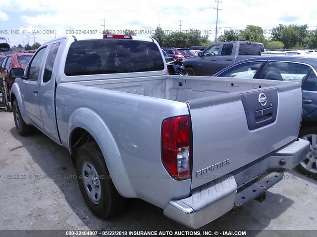 1N6BD0CT4CC405569 - 2012 NISSAN FRONTIER S/SV SILVER photo 3