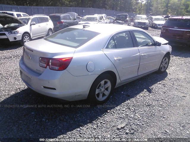 1G11B5SA1GF123694 - 2016 CHEVROLET MALIBU LIMITED LS SILVER photo 4