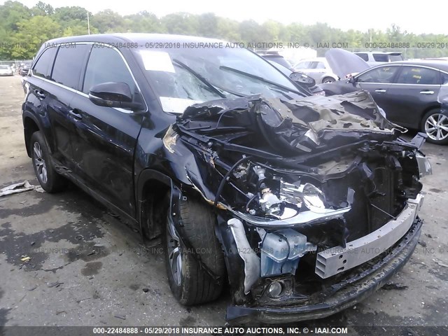 5TDBKRFH8GS258259 - 2016 TOYOTA HIGHLANDER LE/LE PLUS 黑色 照片 1