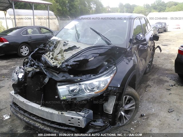 5TDBKRFH8GS258259 - 2016 TOYOTA HIGHLANDER LE/LE PLUS 黑色 照片 2