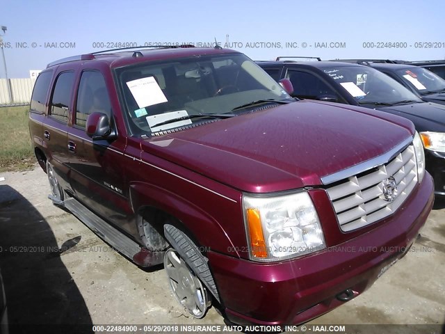 1GYEK63NX5R223315 - 2005 CADILLAC ESCALADE LUXURY წითელი ფოტო 1