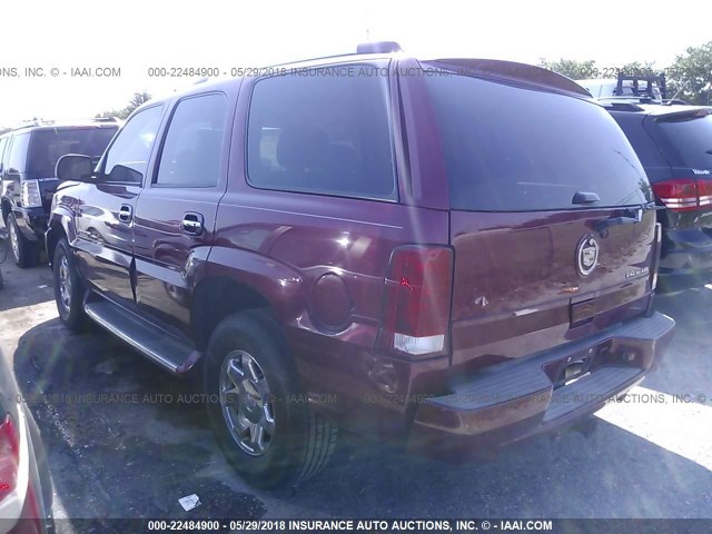 1GYEK63NX5R223315 - 2005 CADILLAC ESCALADE LUXURY წითელი ფოტო 3