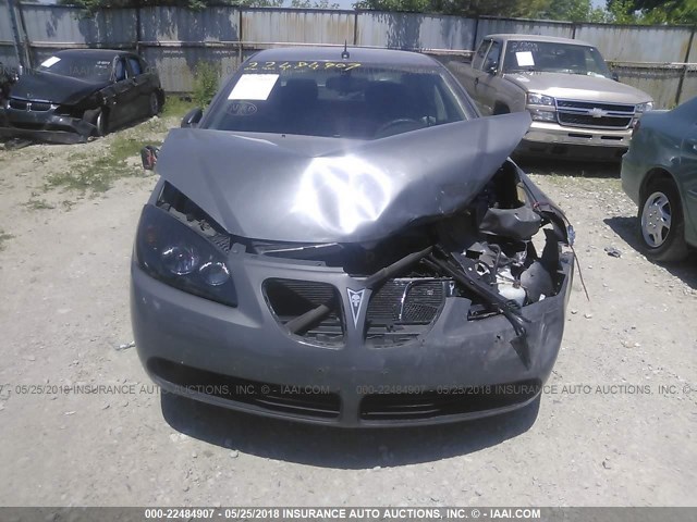 1G2ZF57B484110228 - 2008 PONTIAC G6 VALUE LEADER/BASE Light Blue photo 6