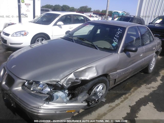 1G2NE52T3WM510229 - 1998 PONTIAC GRAND AM SE BEIGE photo 2