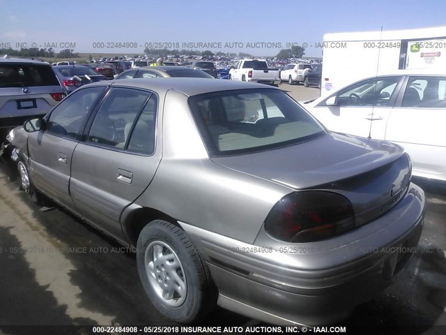 1G2NE52T3WM510229 - 1998 PONTIAC GRAND AM SE BEIGE photo 3