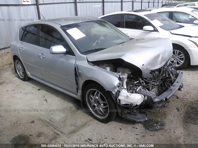 JM1BK344281799836 - 2008 MAZDA 3 HATCHBACK SILVER photo 1