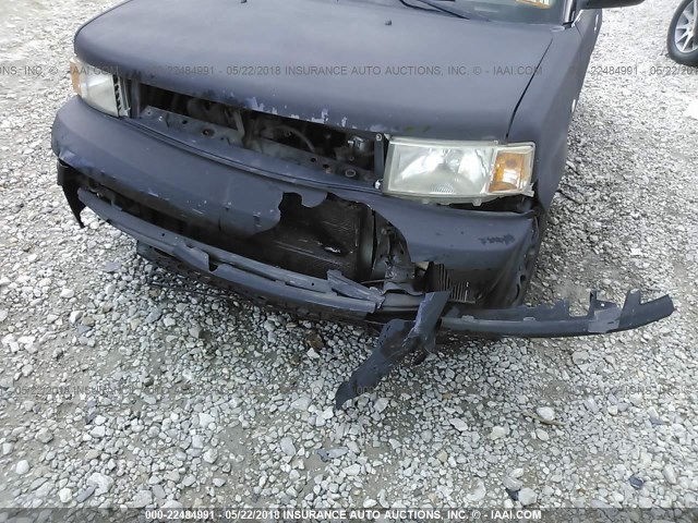 JTLKT324740142213 - 2004 TOYOTA SCION XB BLACK photo 6