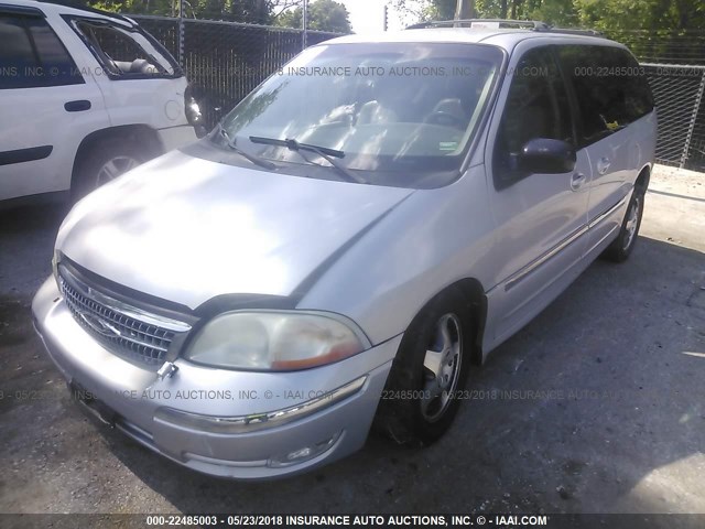 2FMDA534XYBB82290 - 2000 FORD WINDSTAR SEL SILVER photo 2