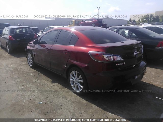 JM1BL1S5XA1164351 - 2010 MAZDA 3 S RED photo 3