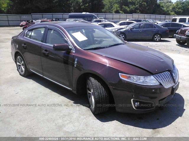 1LNHL9DR0AG615398 - 2010 LINCOLN MKS BROWN photo 1