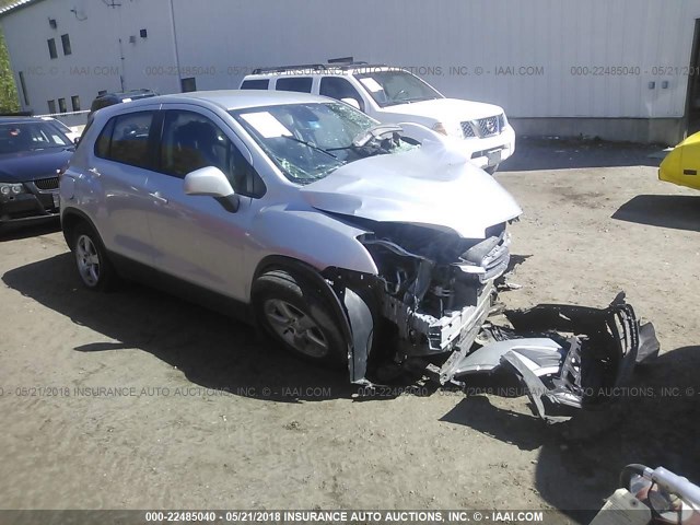 KL7CJPSB4FB102669 - 2015 CHEVROLET TRAX 1LS SILVER photo 1