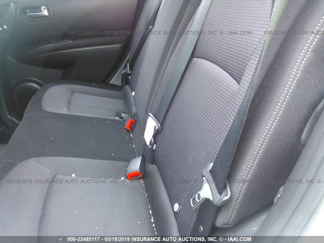 JN8AS58T48W007105 - 2008 NISSAN ROGUE S/SL SILVER photo 8