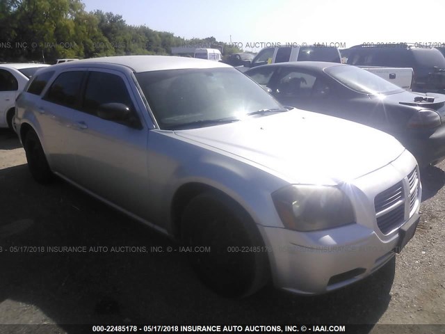 2D4FV47T27H714658 - 2007 DODGE MAGNUM SE SILVER photo 1