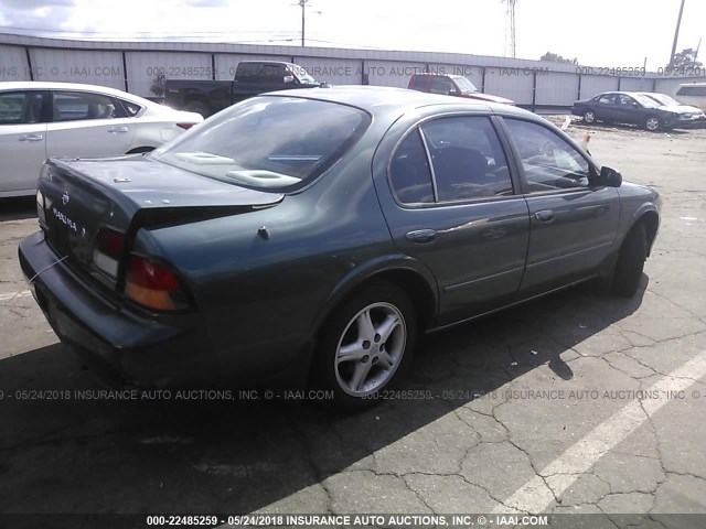 JN1CA21D4WT510725 - 1998 NISSAN MAXIMA GLE/GXE/SE GREEN photo 4