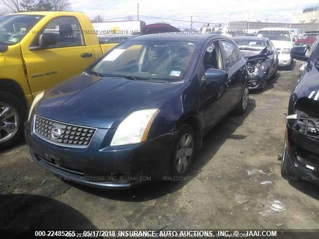 3N1AB61E27L695626 - 2007 NISSAN SENTRA 2.0/2.0S/2.0SL BLUE photo 2