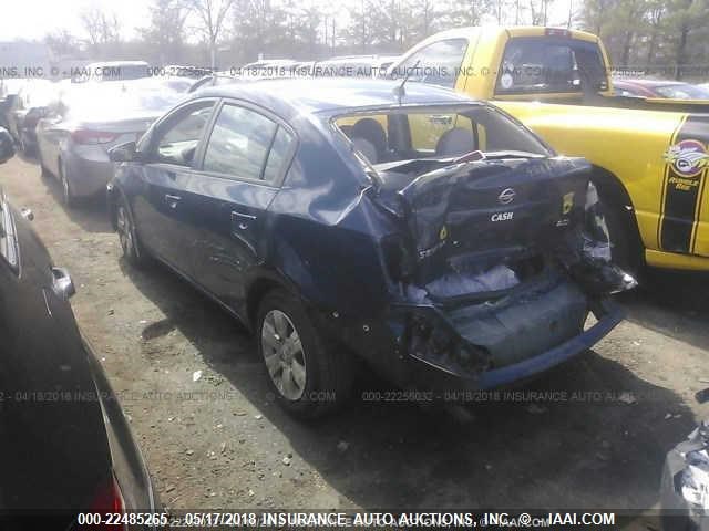 3N1AB61E27L695626 - 2007 NISSAN SENTRA 2.0/2.0S/2.0SL BLUE photo 3