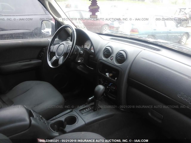 1J4GL48K22W251115 - 2002 JEEP LIBERTY SPORT Tünd qırmızı foto 5