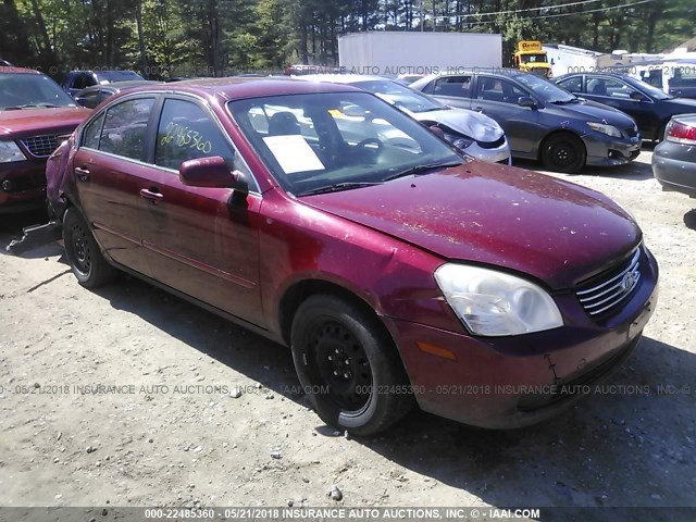 KNAGE123785241871 - 2008 KIA OPTIMA LX/EX RED photo 1