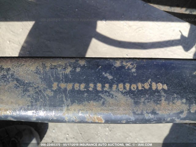 5WKBE3237B1010194 - 2011 UTILITY TRAILER WHITE photo 9