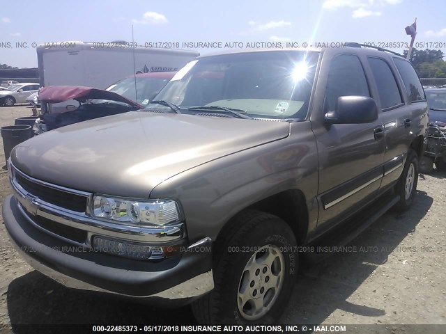 1GNEC13V94R280004 - 2004 CHEVROLET TAHOE C1500 BROWN photo 2