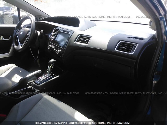 2HGFG3B84EH508812 - 2014 HONDA CIVIC EX ლურჯი ფოტო 5