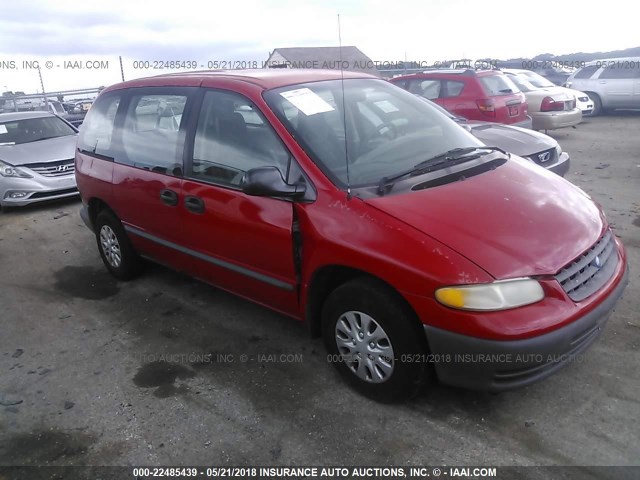 2P4FP25B6VR344629 - 1997 PLYMOUTH VOYAGER RED photo 1