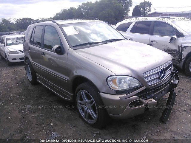 4JGAB57E03A438749 - 2003 MERCEDES-BENZ ML 350 GOLD photo 1