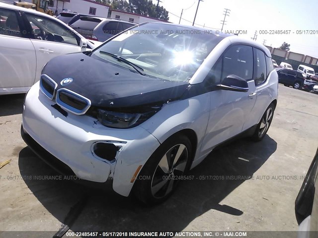 WBY1Z4C51FV279591 - 2015 BMW I3 REX WHITE photo 2