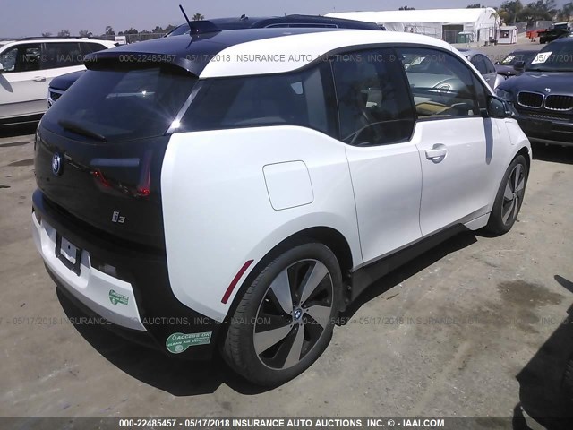 WBY1Z4C51FV279591 - 2015 BMW I3 REX WHITE photo 4