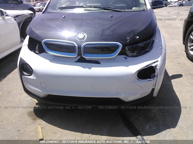 WBY1Z4C51FV279591 - 2015 BMW I3 REX WHITE photo 6