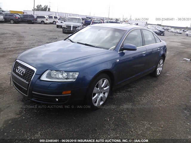 WAUDG74F35N074251 - 2005 AUDI A6 3.2 QUATTRO BLUE photo 2