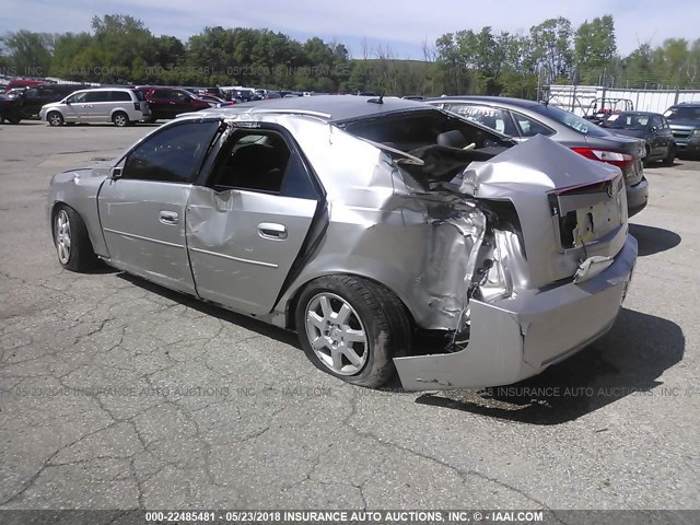 1G6DM57T970100324 - 2007 CADILLAC CTS SILVER photo 3