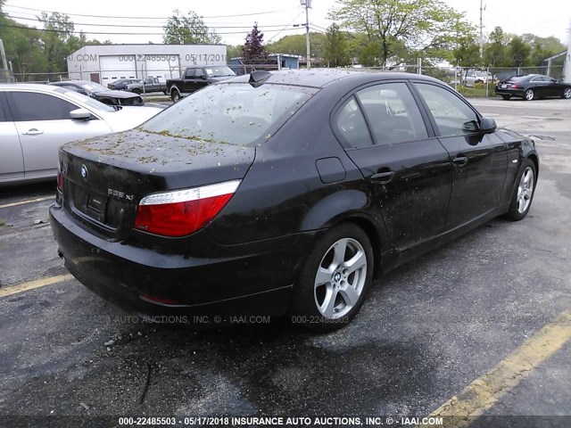 WBANV93548CZ69228 - 2008 BMW 535 XI 黑色 照片 4