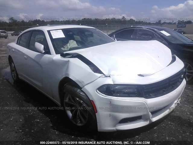 2C3CDXHG7GH242578 - 2016 DODGE CHARGER SXT WHITE photo 1