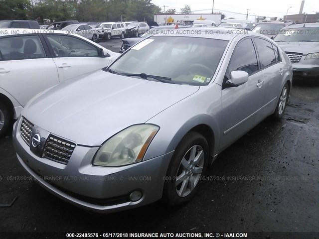 1N4BA41EX5C839236 - 2005 NISSAN MAXIMA SE/SL SILVER photo 2