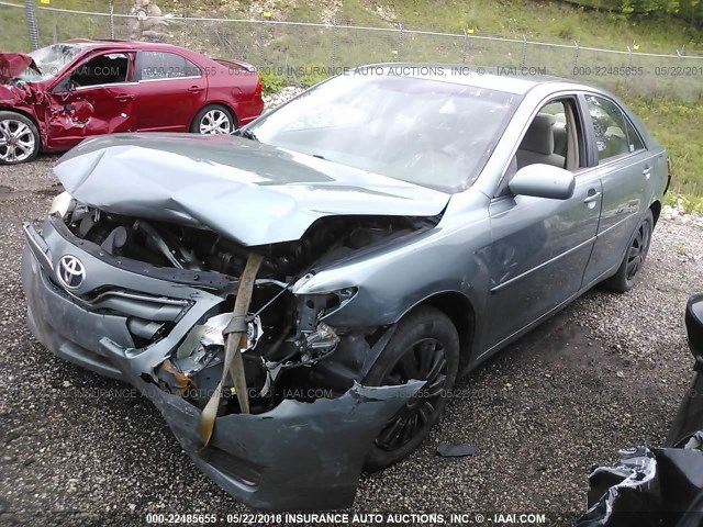 4T1BF3EK1AU548274 - 2010 TOYOTA CAMRY SE/LE/XLE ტალღისფერი ფოტო 2